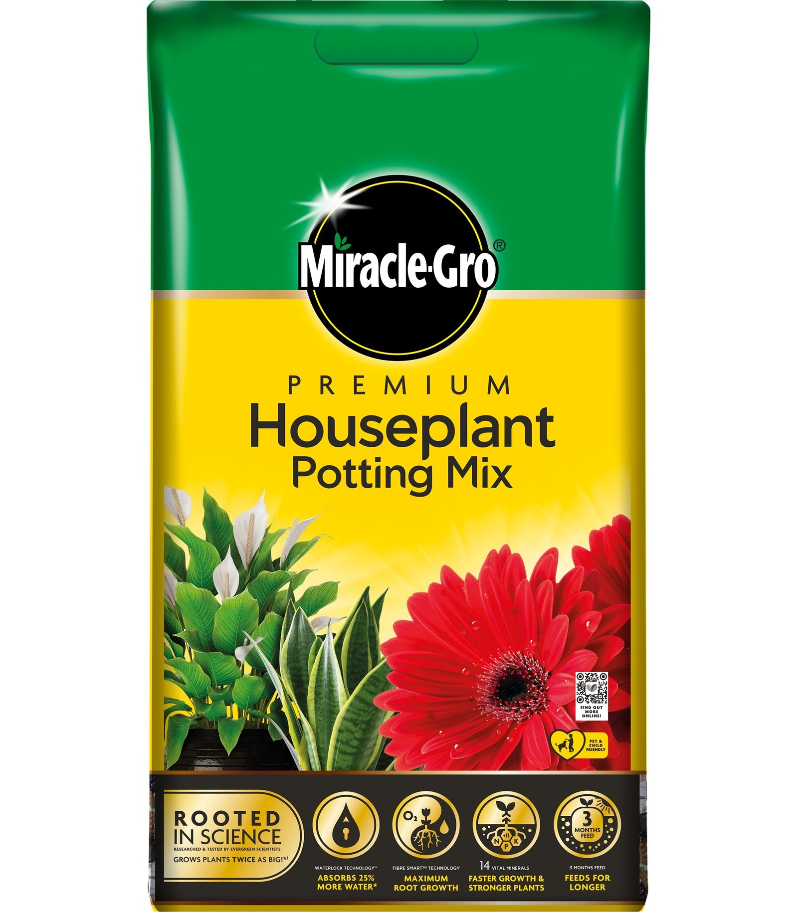 Miracle-Gro Potting Mix Compost with Smart Release Technology