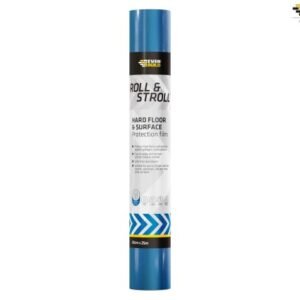Everbuild Roll and Stroll Hard Surface Protector 600mm x 75m - Self-Adhesive Floor Protection