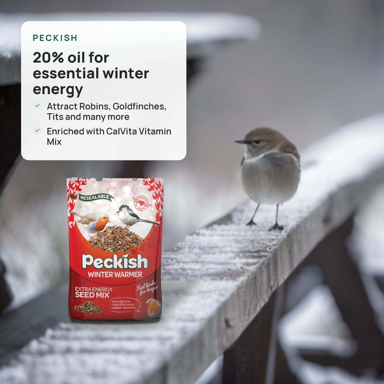Peckish Winter Warmer High Energy Bird Seed 12.75kg - Image 7