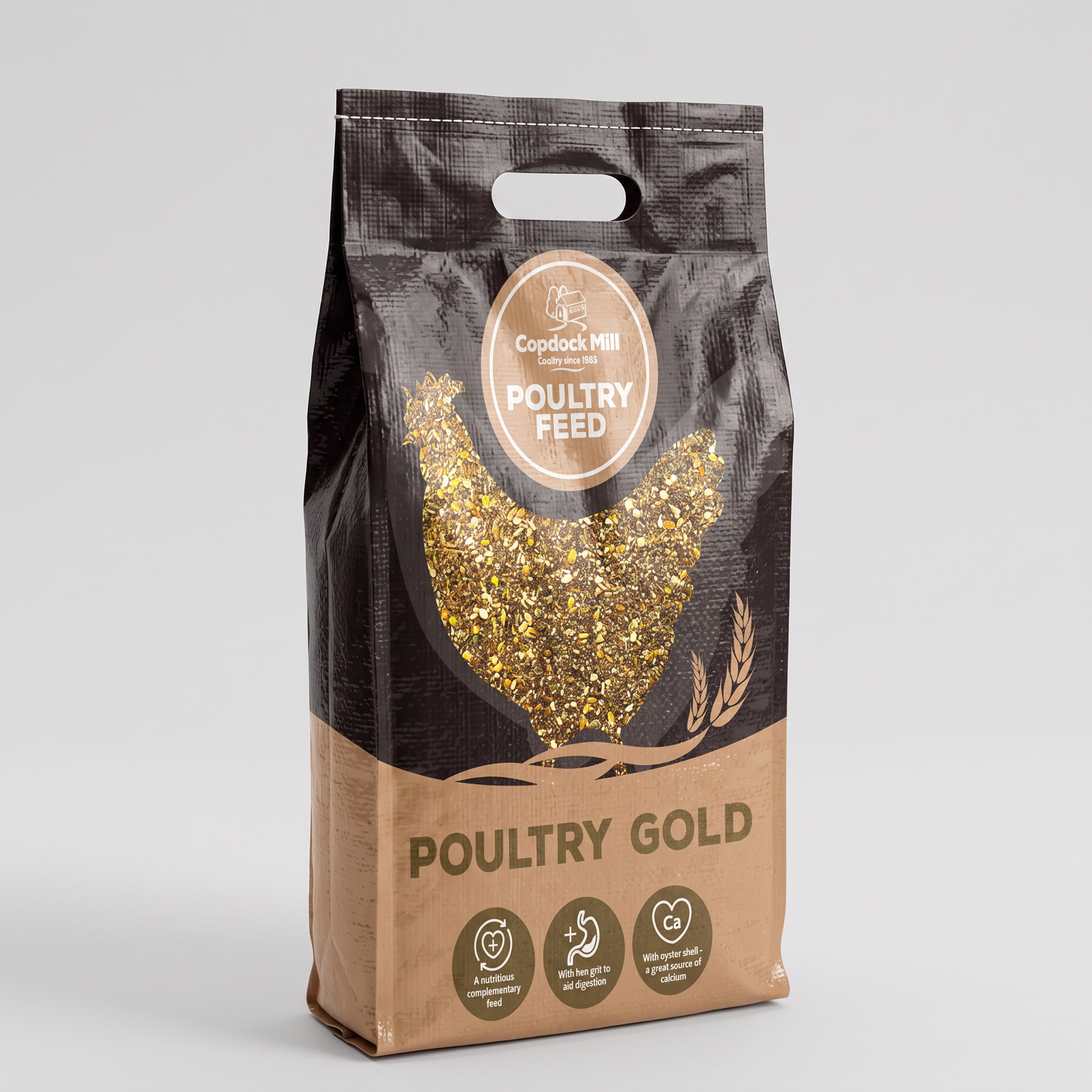 Copdock Mill Poultry Gold Chicken Feed 5kg Carry Pack - Image 3
