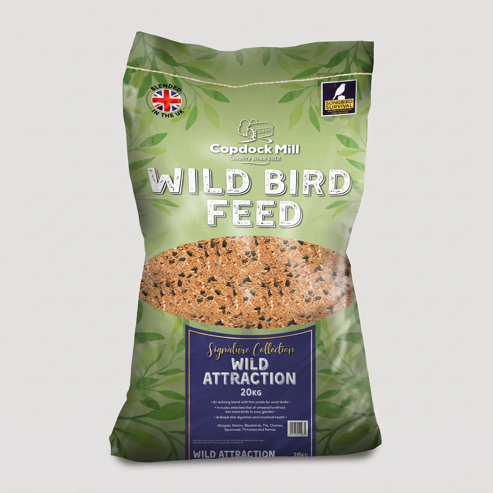 Copdock Mill Table Top Wild Bird Seed Mix 20kg - Aniseed & Black Sunflower Blend - Image 3