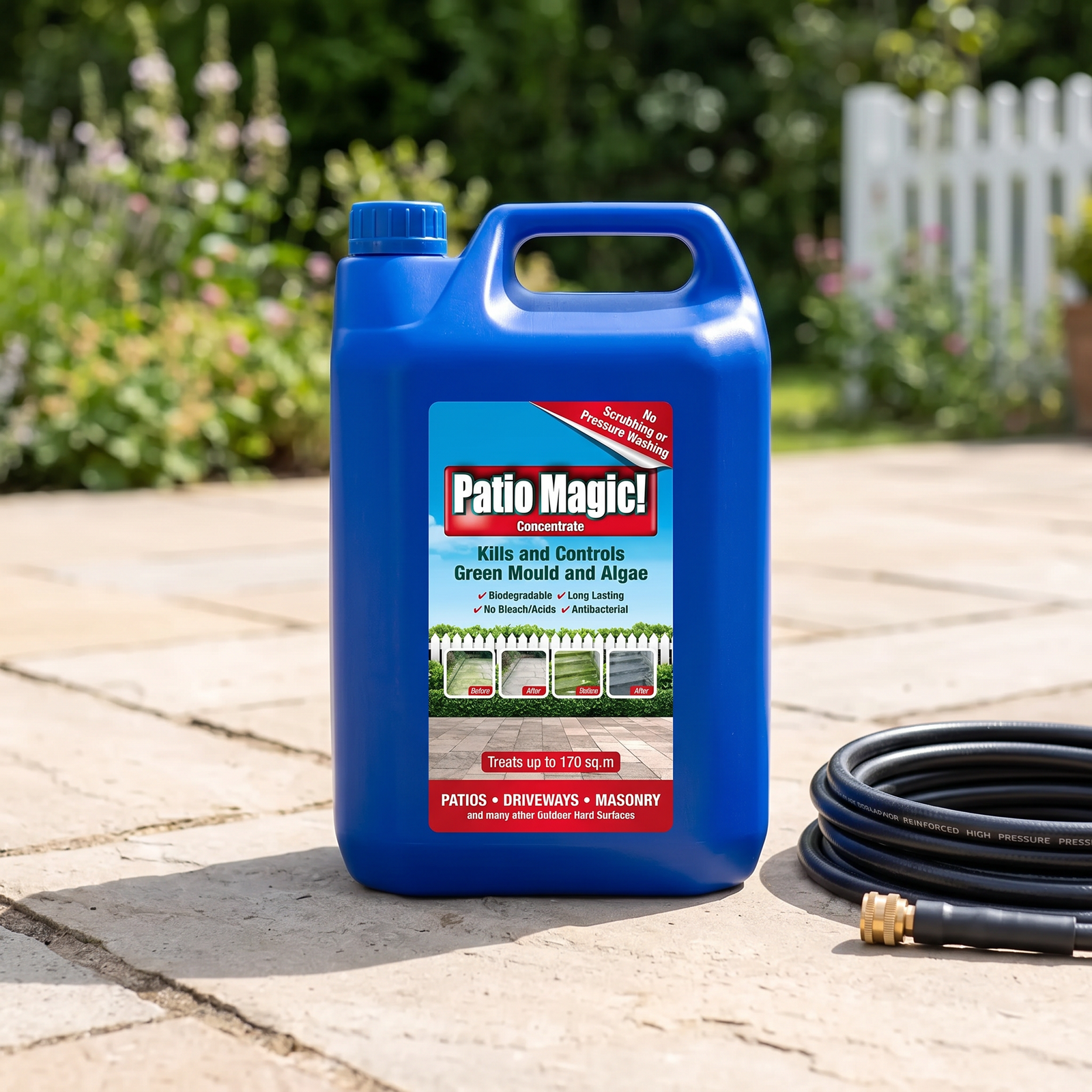 Patio Magic Hard Surface Cleaner 5L - No Scrub Outdoor Solution - Image 2