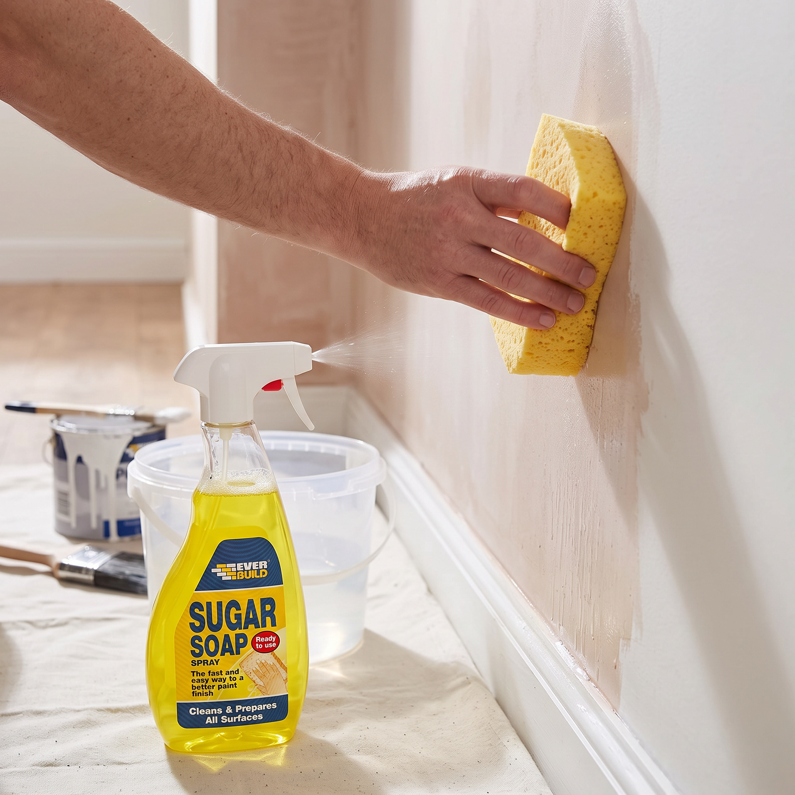 Everbuild Sugar Soap Ready-to-Use Trigger Spray 500ml - Image 2