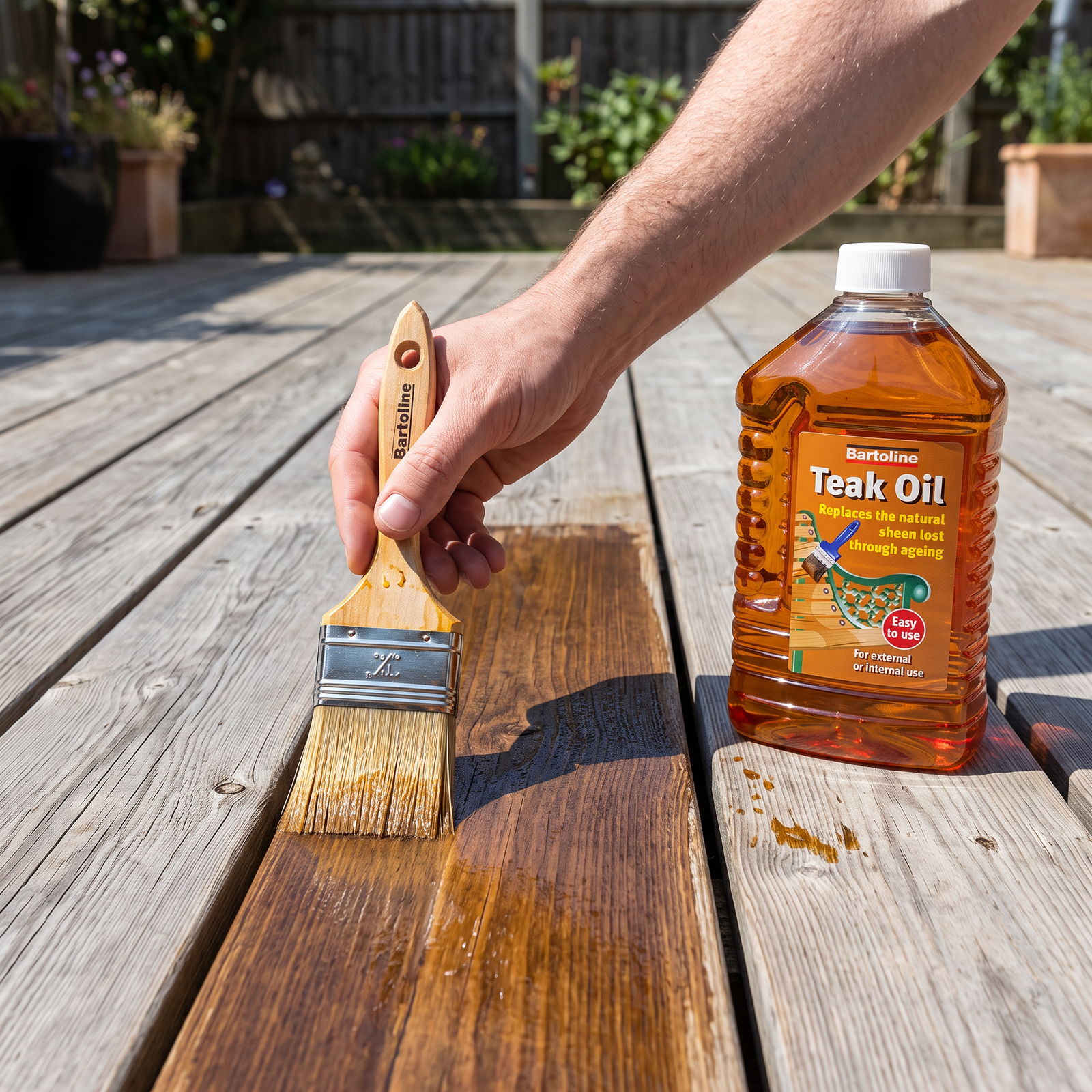 Bartoline Teak Oil for Hardwood 2L - Image 2