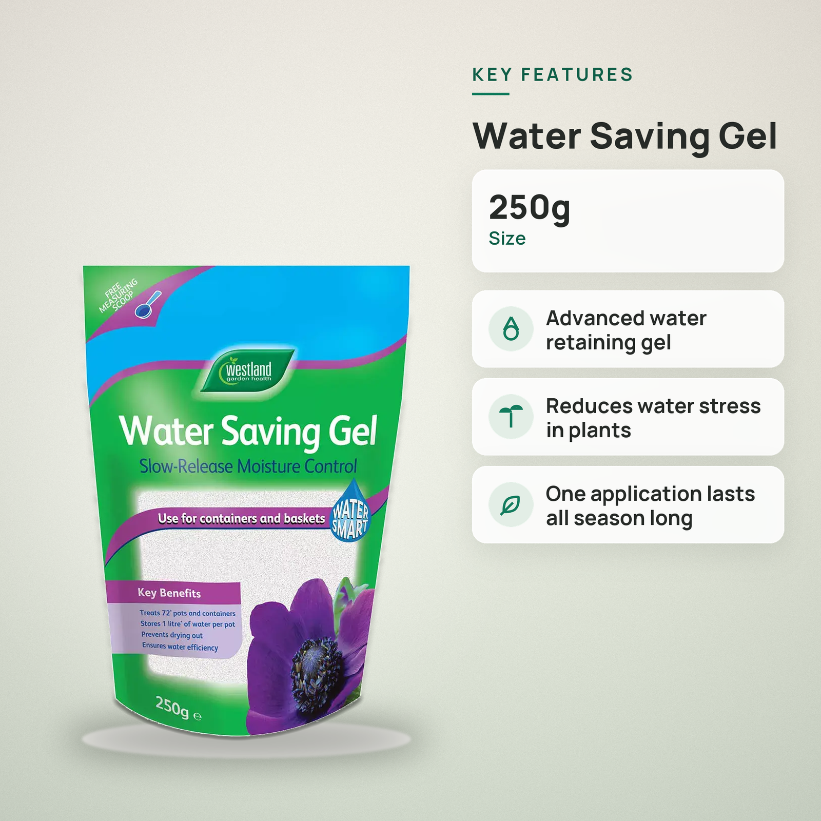 Westland Water Retention Gel - Reduce Watering Frequency for Plants - Image 3