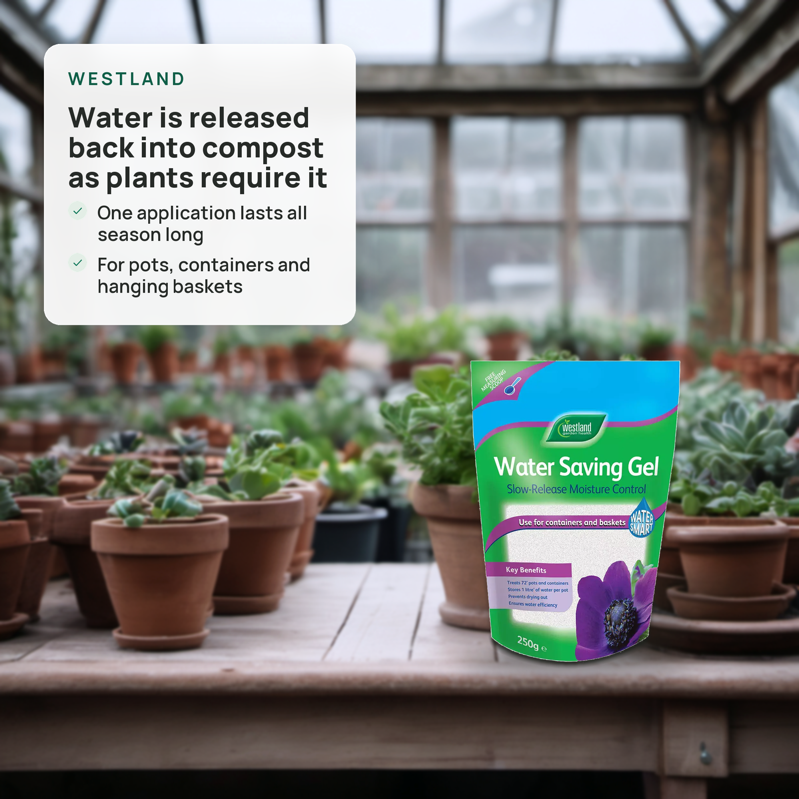 Westland Water Retention Gel - Reduce Watering Frequency for Plants - Image 5
