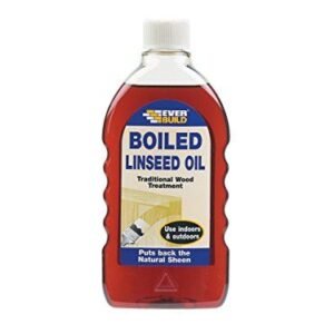 Everbuild Boiled Linseed Oil 500ml - Traditional Wood Treatment & Restorer