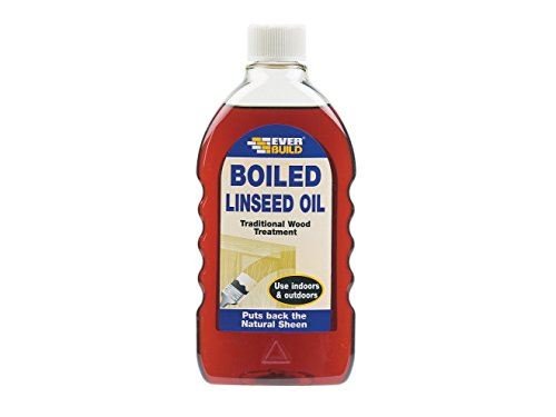 Everbuild Boiled Linseed Oil 500ml - Traditional Wood Treatment & Restorer