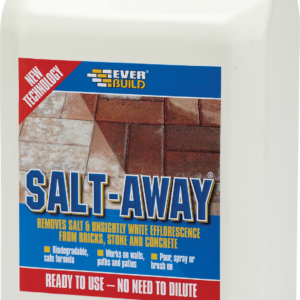 Everbuild Salt-Away Efflorescence Remover 5 Litre - Removes White Salt Deposits