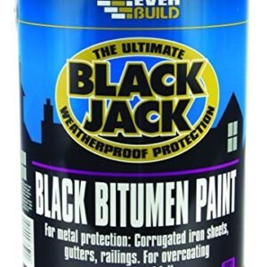 Black Jack Bitumen Paint 5 Litre - Waterproof Protective Coating
