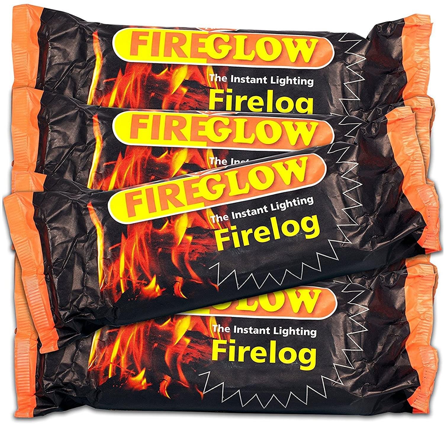 Fireglow Instant Lighting Smokeless Fire Log 600g