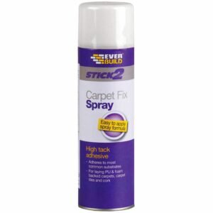Everbuild Stick 2 Carpet Fix Sprayable Adhesive - Medium Duty Multi-Purpose Glue