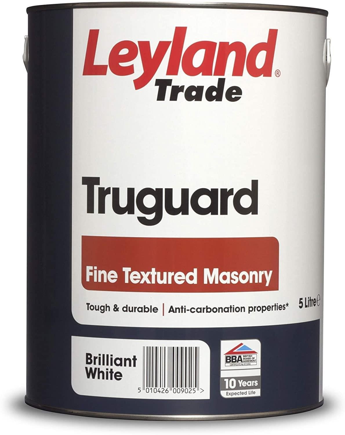 Leyland Trade Fine Textured Masonry Paint - Brilliant White