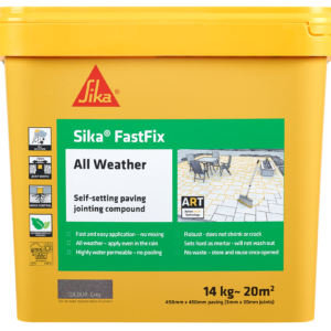 Sika FastFix All-Weather Paving Jointing Compound 14kg - Flint Grey