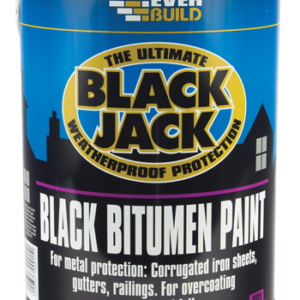 Black Jack Bitumen Paint 1 Litre - Waterproof Protective Coating