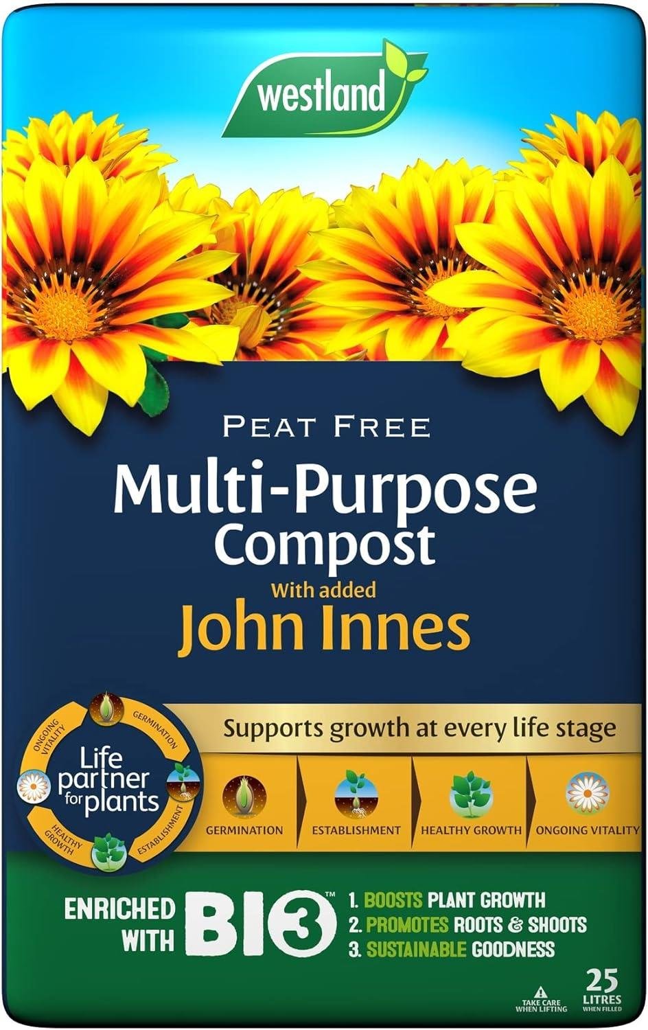 Westland Multi-Purpose Compost With Added John Innes 25L Mini Bale