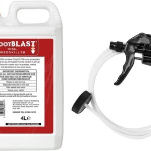 Rootblast Total Weedkiller 4L Extra Strong Glyphosate Weed Killer Spray Quick & Easy Application