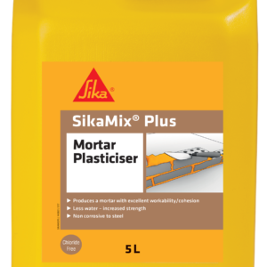 Sika Mix Plus Mortar Plasticiser - 5 Litre