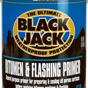Black Jack Bitumen and Flashing Primer 1 Litre - Black