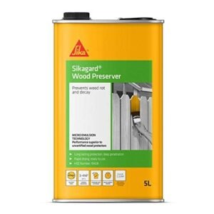 Sikagard Wood Preserver Clear 5 Litre - Low Odour Protection