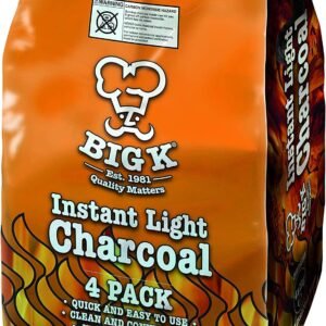 Big K Instant Light Lumpwood Charcoal - FSC Certified Ready-to-Use BBQ Fuel