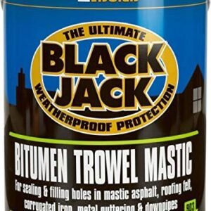 Everbuild Black Jack 903 Bitumen Trowel Mastic 2.5L - Fibre Reinforced Roof Sealant