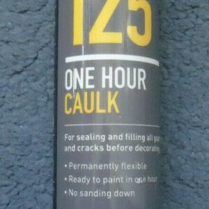 Everbuild Everflex 125 One Hour Caulk C4 White 310ml - Flexible Decorators Sealant