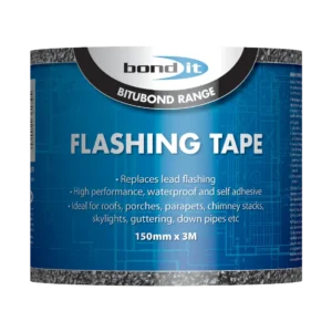 Bond-it Bitumen Flashing Tape 150mm x 3m Wide Roof Repair
