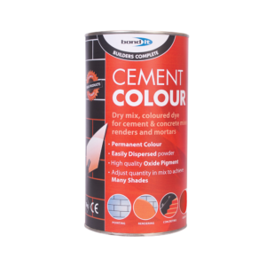 Permanent Powdered Cement Dye - Brick Red Colour