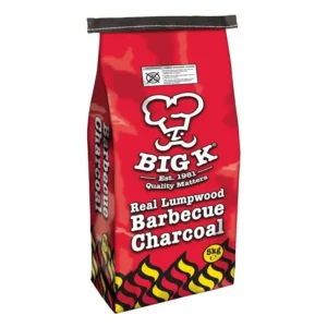 Big K Natural Lumpwood Charcoal 5kg - Quick Light BBQ Charcoal
