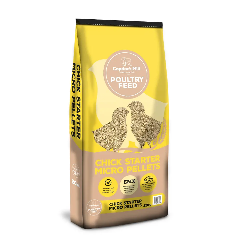 Copdock Mill Chick Starter Crumb 20kg - Complete Nutrition for Chicks to 6 Weeks