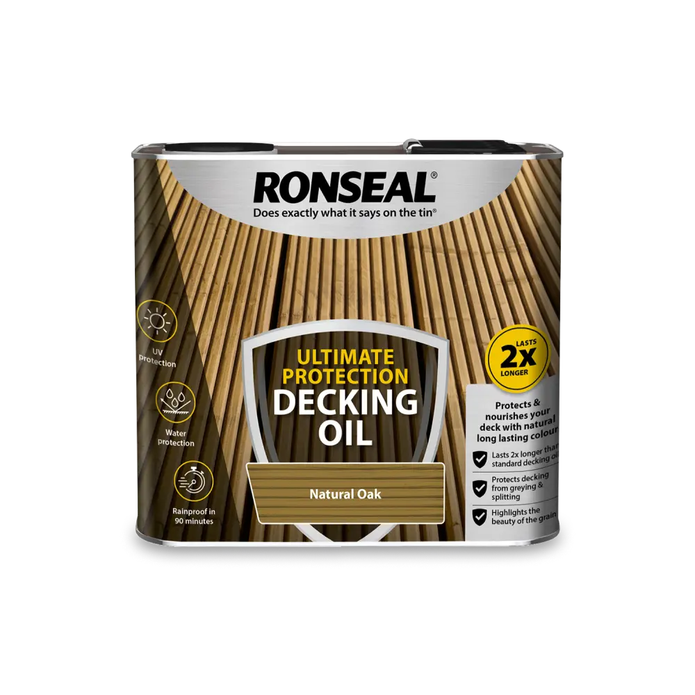Ronseal Ultimate Protection Decking Oil 5L - Natural Finish