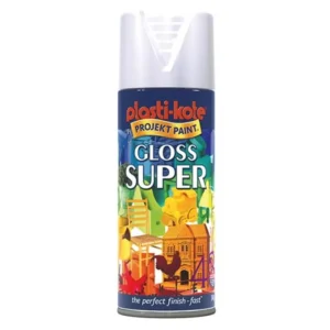 Plasti-kote Super Gloss Aluminium Spray Paint 400ml
