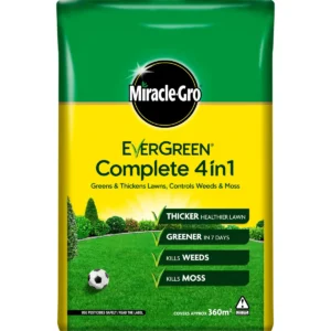 Miracle-Gro Complete 4-in-1 Lawn Treatment with WaterSmart - Covers 360m²