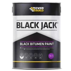 Black Jack Bitumen Paint 2.5 Litre - Waterproof Protective Coating