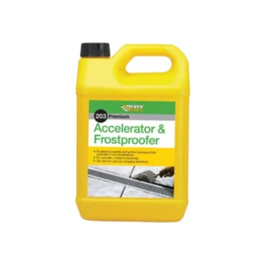 Everbuild 203 Cement Accelerator & Frostproofer 5L - Rapid Setting Admixture
