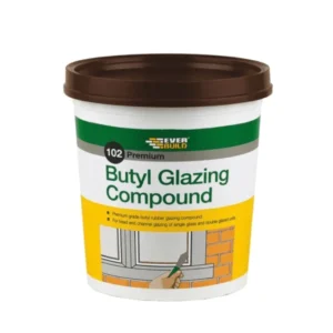 Everbuild Butyl Glazing Compound - Brown - 2kg