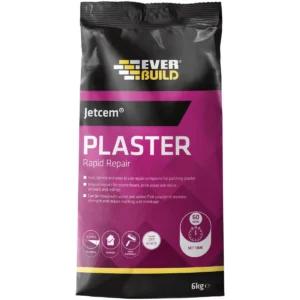 Everbuild Jetcem Rapid Repair Plaster 6kg - Dries Hard in 1 Hour