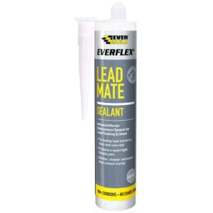 Everbuild Lead Mate Grey Sealant - Neutral Cure for Soft Metals