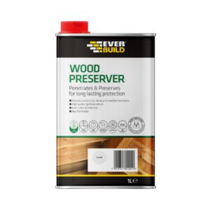 Everbuild Lumberjack Clear Wood Preserver 1 Litre