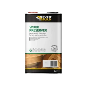 Everbuild Lumberjack Wood Preservative - Clear - 5 Litre