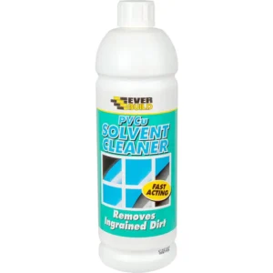 Everbuild PVCu Solvent Cleaner 1 Litre - Heavy Duty Stain Remover