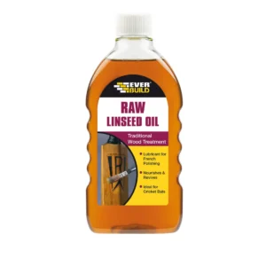 Everbuild Raw Linseed Oil Traditional Wood Treatment 500ml