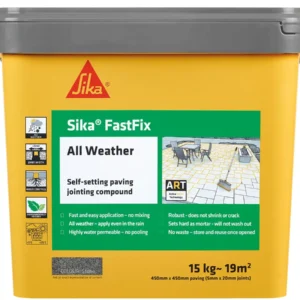 Sika FastFix All Weather Paving Jointing Compound - Stone - 15kg (Covers 19m²)
