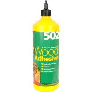 Everbuild Weatherproof Wood Adhesive 1 Litre - High Strength Wood Glue