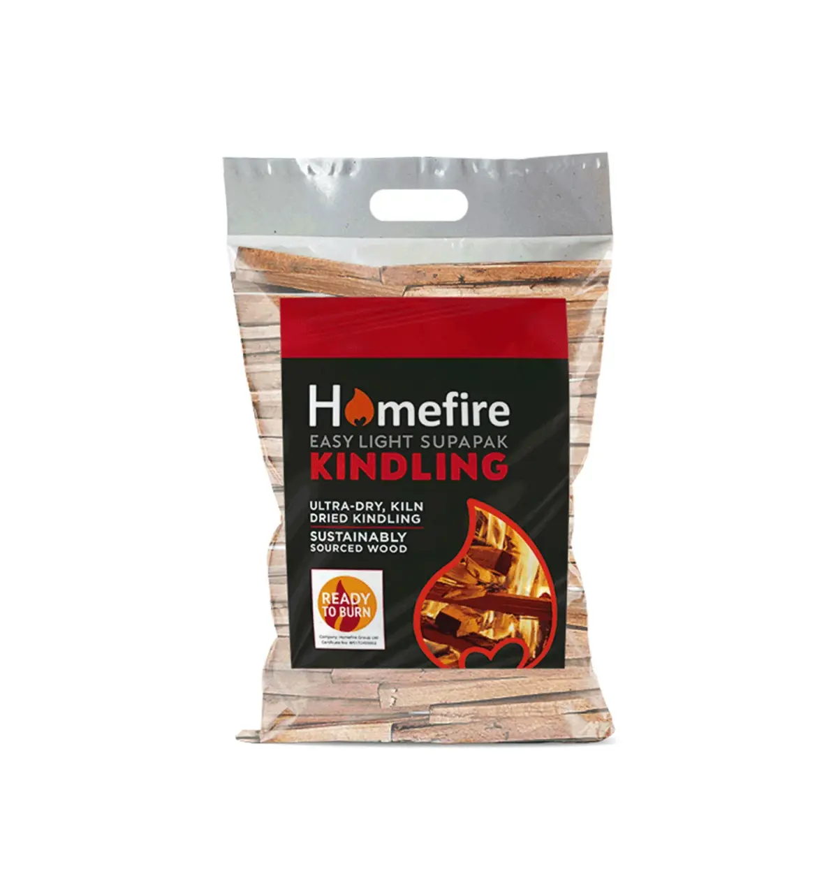 Homefire Supapak Kindling ready to burn