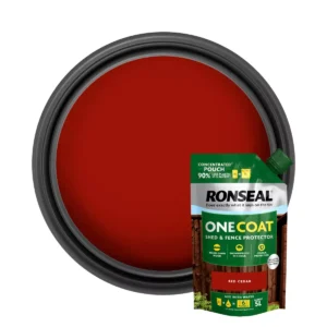 Ronseal One Coat Shed & Fence Refill Pouch 950ml RED CEDAR