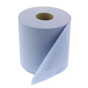 Blue Embossed Centrefeed Roll - 400 Sheets 175mm Wide