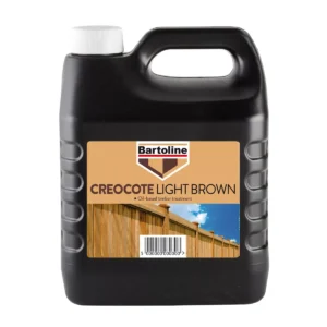 Bartoline Creocote Wood Preserver Light Brown - 4 Litre