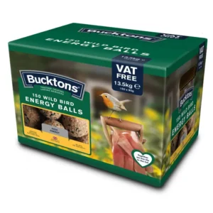 Bucktons High Energy Suet Fat Balls for Birds - 150 Pack